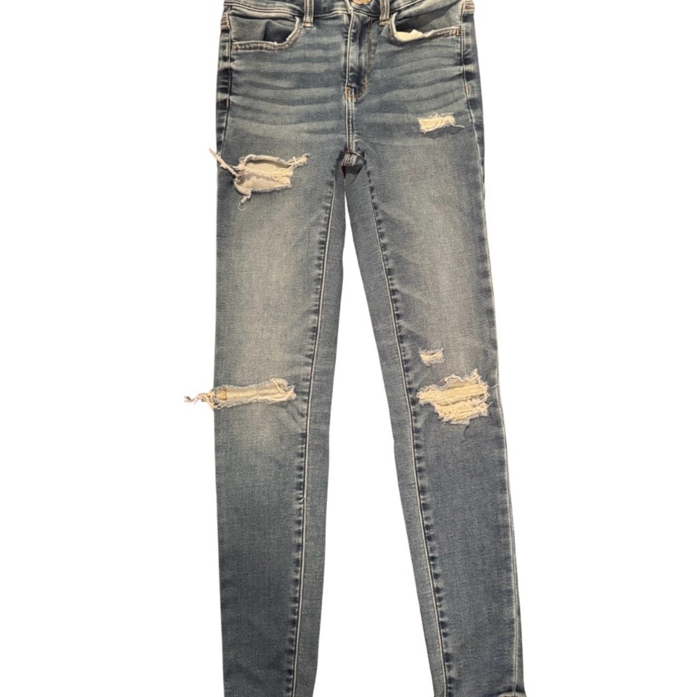 American Eagle Next Level Ripped High Waisted Jegging 2